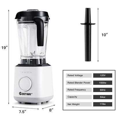 Professional Countertop Blender 6 Pre-Setting Programs & 10 Speed Control
