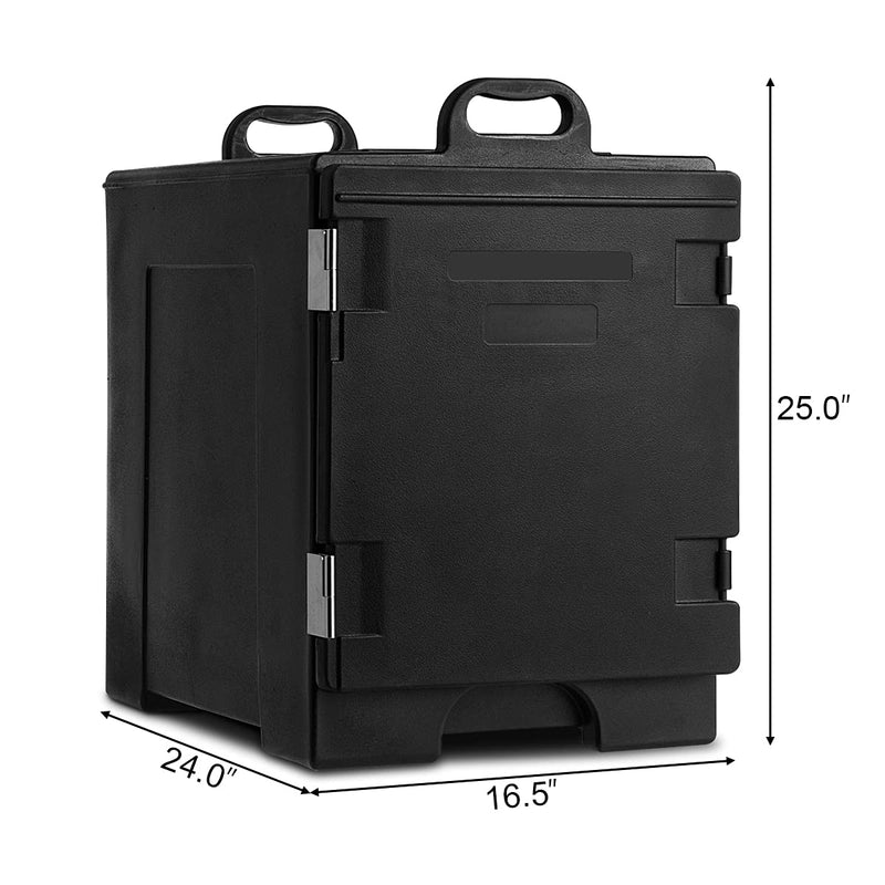 ARLIME Insulated Food Pan Carrier, End-Loading Insulated for 5 Full-Size Pans