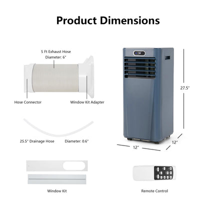 ARLIME Air Conditioner Portable, 8000 BTU Cools up to 230 sq. ft
