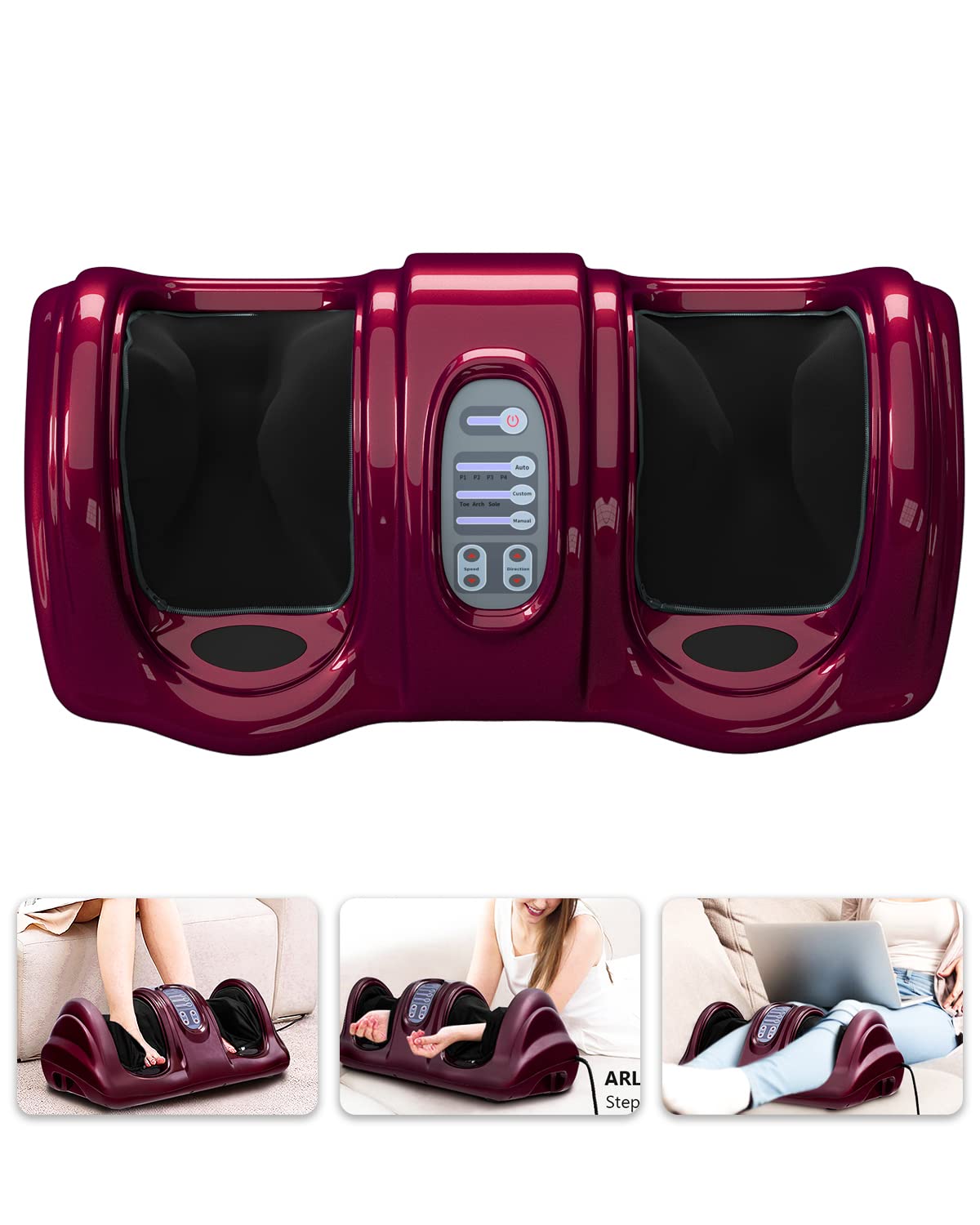 ARLIME Foot Massager Machine with Remote Shiatsu Foot Massager for Pain Relief
