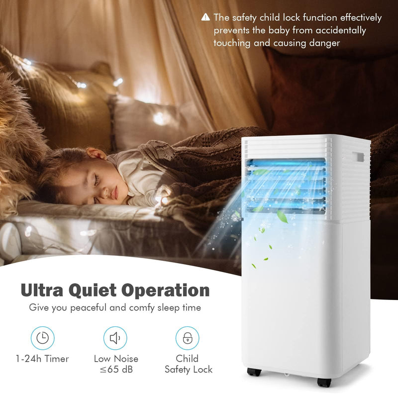Portable Air Conditioners 10000 BTU, AC Cooling Uint with Dehumidifier, Remote Control