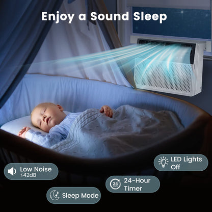 Window Air Units 12,000 BTU, U-Shaped Air Conditioner Window Air Conditioners