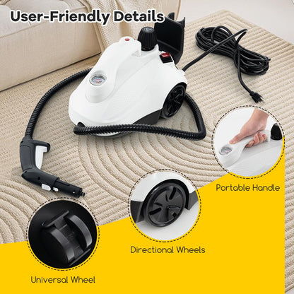 Multi Purpose Steam Cleaner with Trigger Lock for Upholstery
