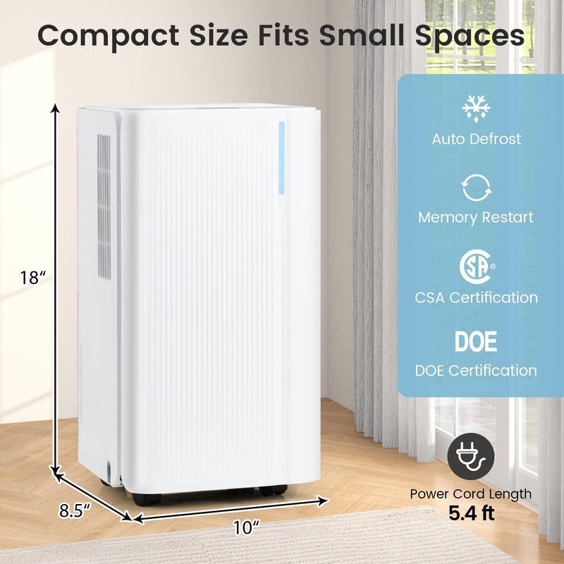 2000 Sq.Ft Portable Dehumidifier for Bedroom
