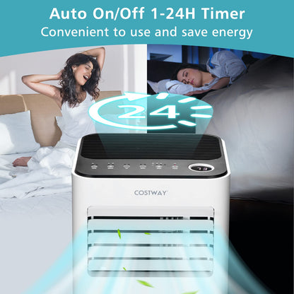 10000 BTU Portable Air Conditioner, with Fan & Dehumidifier Mode, Quiet AC Unit with Sleep Mode