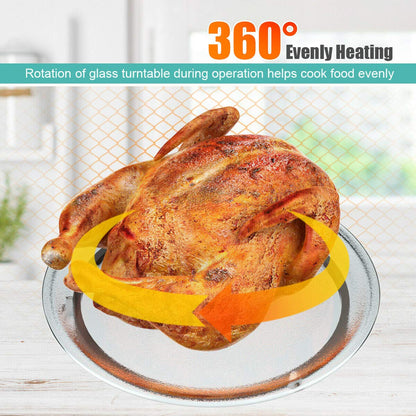 0.9Cu.ft 900W Retro Countertop Microwave Oven with 5 Micro Power