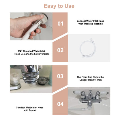 Washing Machine Portable Washer with 7.7 Lbs Weight Capacity Washer and Dryer