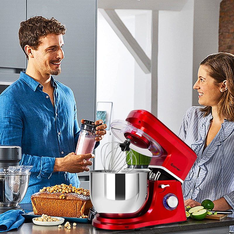ARLIME Professional Stand Mixer, 7.5QT 660W Tilt-Head Food Mixer
