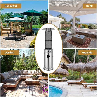 Outdoor Propane Patio Heater 40,000 BTU Propane Heater with Dancing Flame