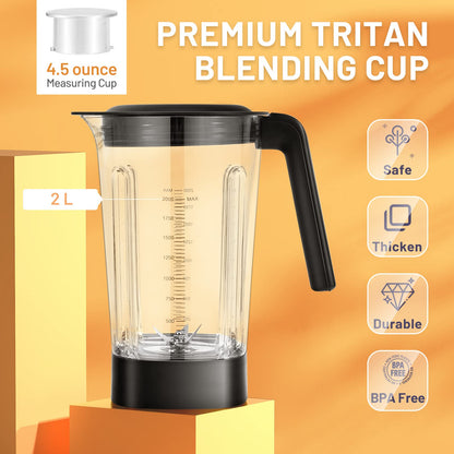 Countertop Blender Powerful Blender with 68 oz Tritan Jar