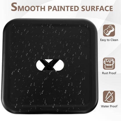 30 Inch Bar Stools Set of 4 with Square Seat and Handling Hole