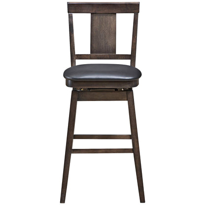 Wooden Bar Height Bar Stool for Dining and Living Room