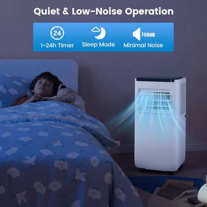 ARLIME 8000 BTU / 10000 BTU Portable Air Conditioner, Portable Air Cooler