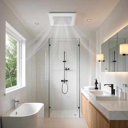 Bathroom Exhaust Fan Ceiling Mount Ventilation Fan with Galvanized Sheet Housing