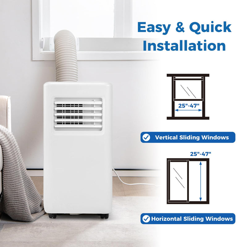 ARLIME Portable Air Conditioner, 3 in 1 Air Cooler w/Fan, Quiet Floor AC w/Sleep Mode