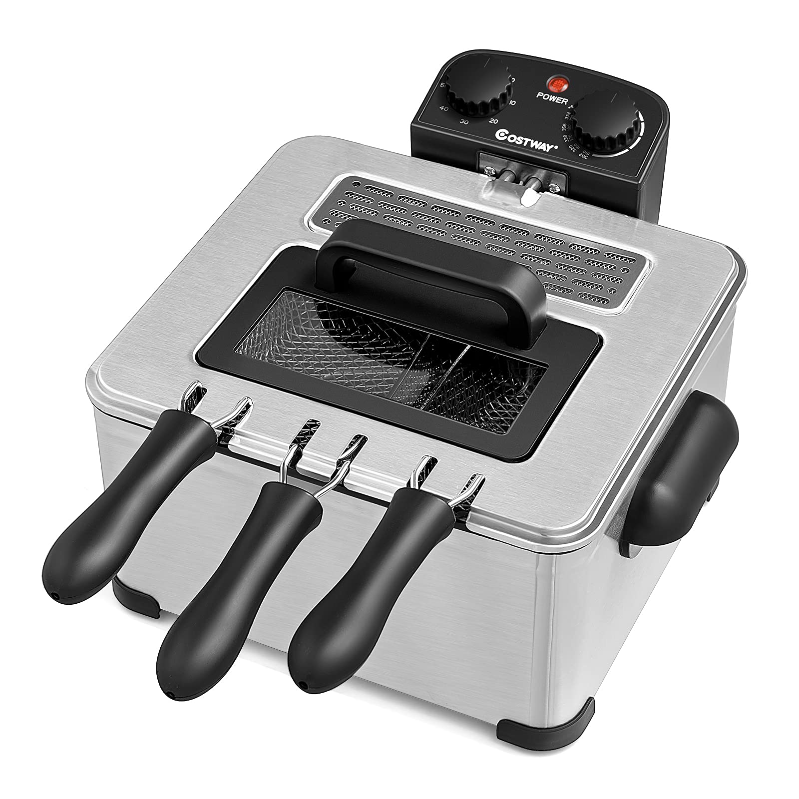 5.3Qt Deep Fryer with Basket - Arlime