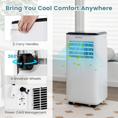 ARLIME Portable Air Conditioner 8000 BTU Portable AC Unit for Room up to 300 Sq.Ft