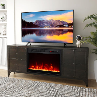 18 Inches Electric Fireplace 5,000 BTU Fireplace Insert w/Remote Control