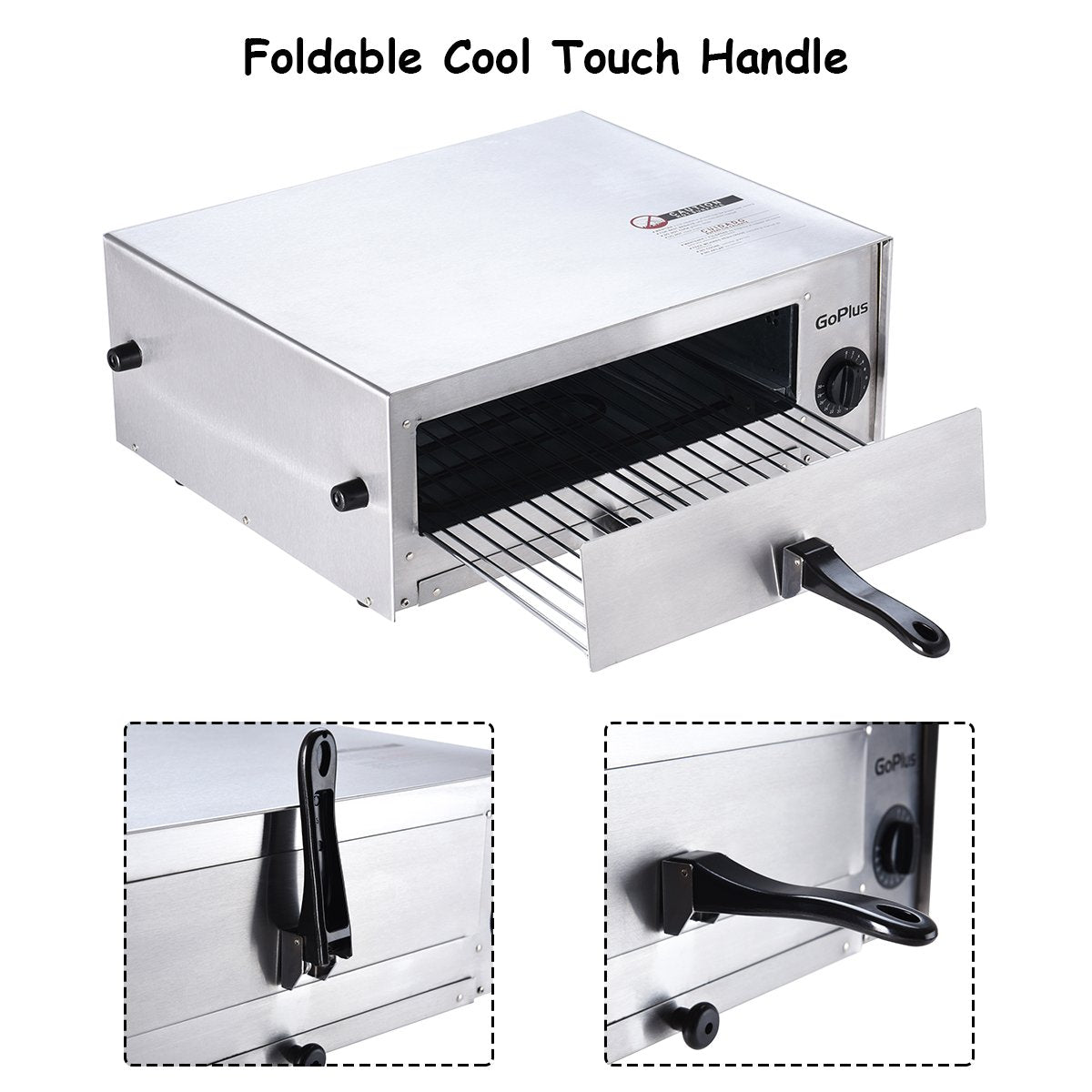 Electric Pizza Oven Stainless Steel Pizza Baker for Kitchen Commercial Use, Snack Oven