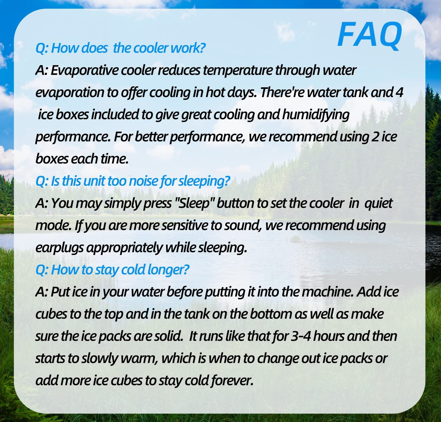 ARLIME Portable Air Conditioner, Evaporative Tower Cooling Fan with Remote