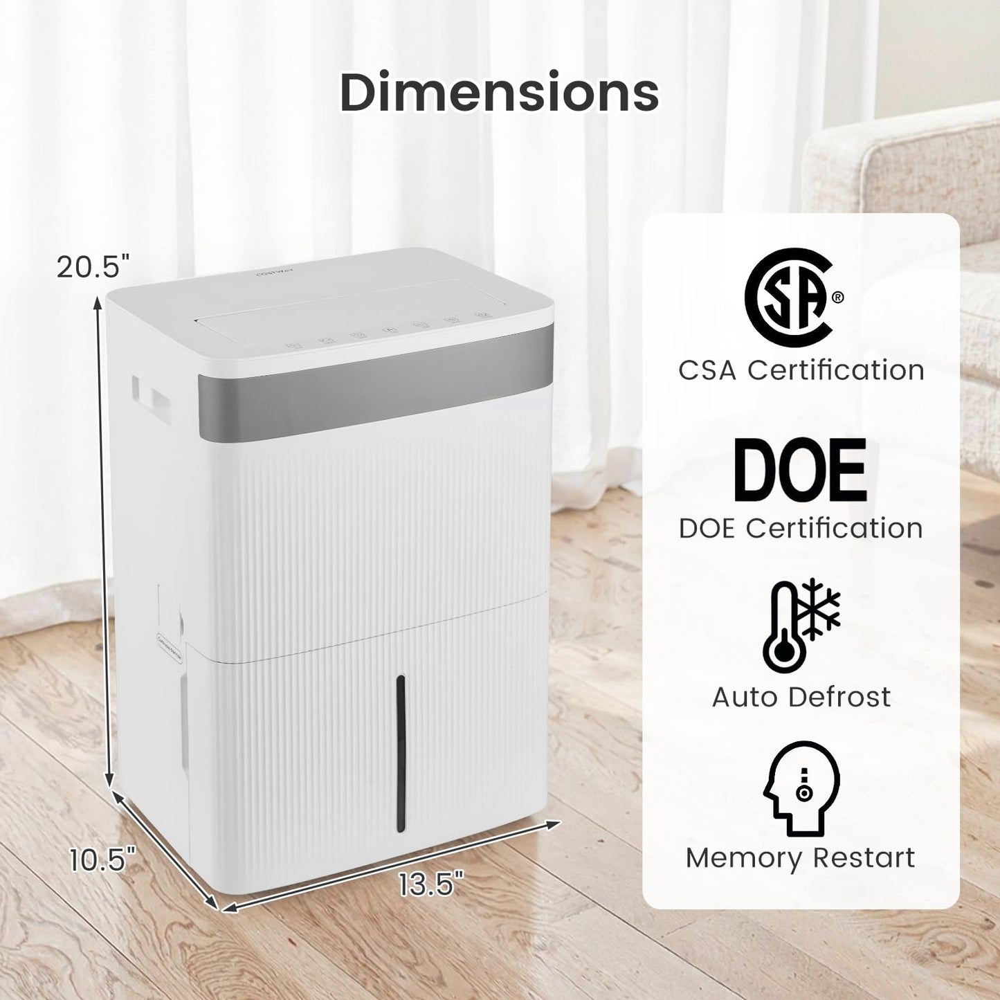 4500 Sq.Ft Dehumidifier for Basement