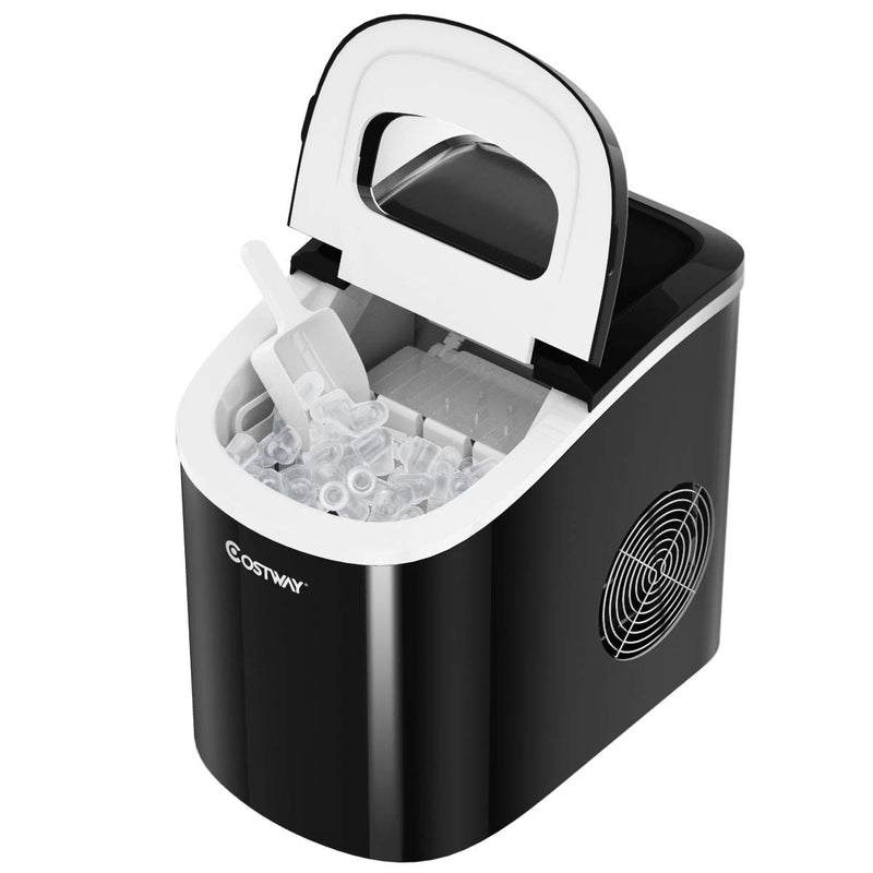 Countertop Ice Maker, 26LBS/24H Portable and Compact Ice Maker Machine, Ice Cubes Ready in 6 Mins