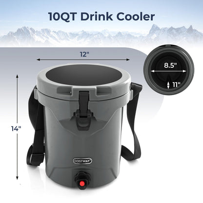 2.5 Gallon/10 QT Cooler with Beverage Dispenser