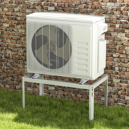 ARLIME Mini Split Stand, Outdoor AC Unit Bracket with Adjustable Height