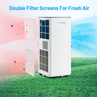 Portable Air Conditioner 10000BTU( SACC 7000 BTU ), Evaporative Air Cooler, Dehumidifier, Cooling for Room Spaces up to 350 Sq.Ft