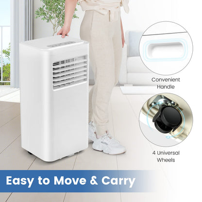 ARLIME Portable Air Conditioner w/Remote Control, 8000 BTU AC Unit Fan & Dehumidifier
