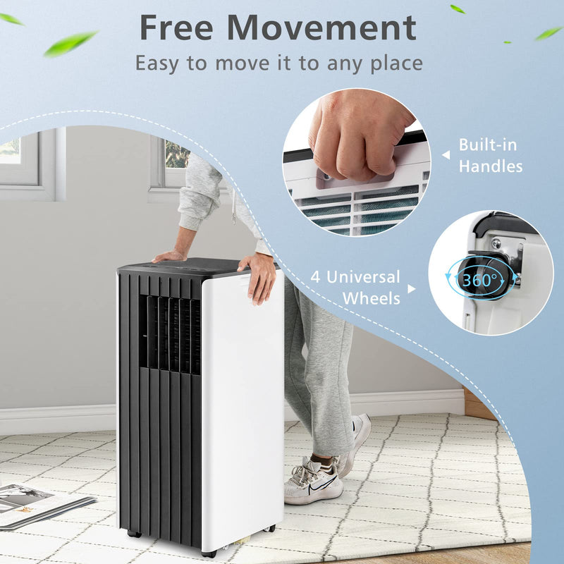 ARLIME Portable Air Conditioners, 10000 BTU Air Unit w/Fan & Dehumidifier Mode for Home Office, Quiet Portable AC w/Sleep Mode