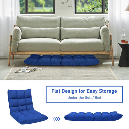 Floor Chair Folding Gaming Chair with Back Support