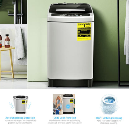 Portable Washing Machine, 11Lbs Capacity Full-automatic Washer