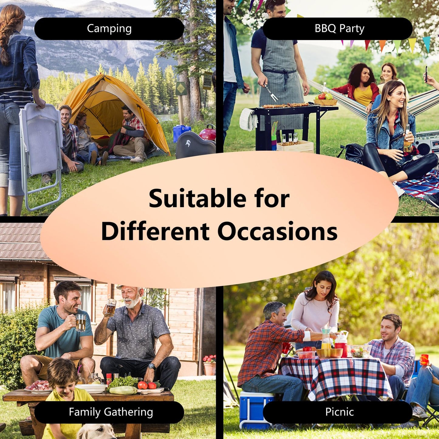 Portable Outdoor Pizza Oven with Pizza Stone and Waterproof Cover