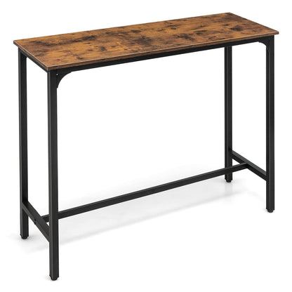 48 inch Industrial Bar Height Sofa Table