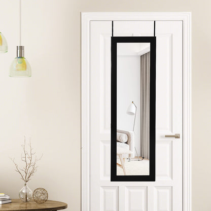 12 LEDs Mirror Jewelry Cabinet with 53.5” Full Length Mirror & Large Storage Capacity