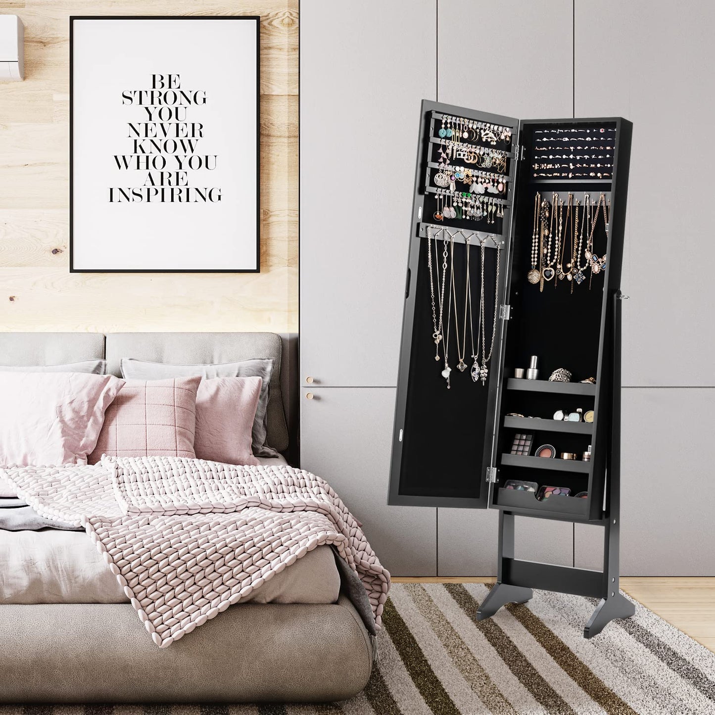 Jewelry Armoire Cabinet Standing Jewelry Cabinet