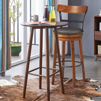 Bar Stools Set of 2 360-Degree Swivel Stools(30.5")